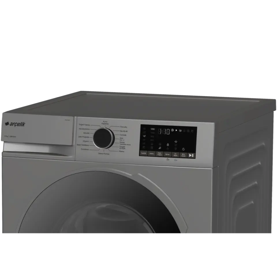 Arçelik 10120 MXS 10 Kg Çamaşır Makinesi Gri