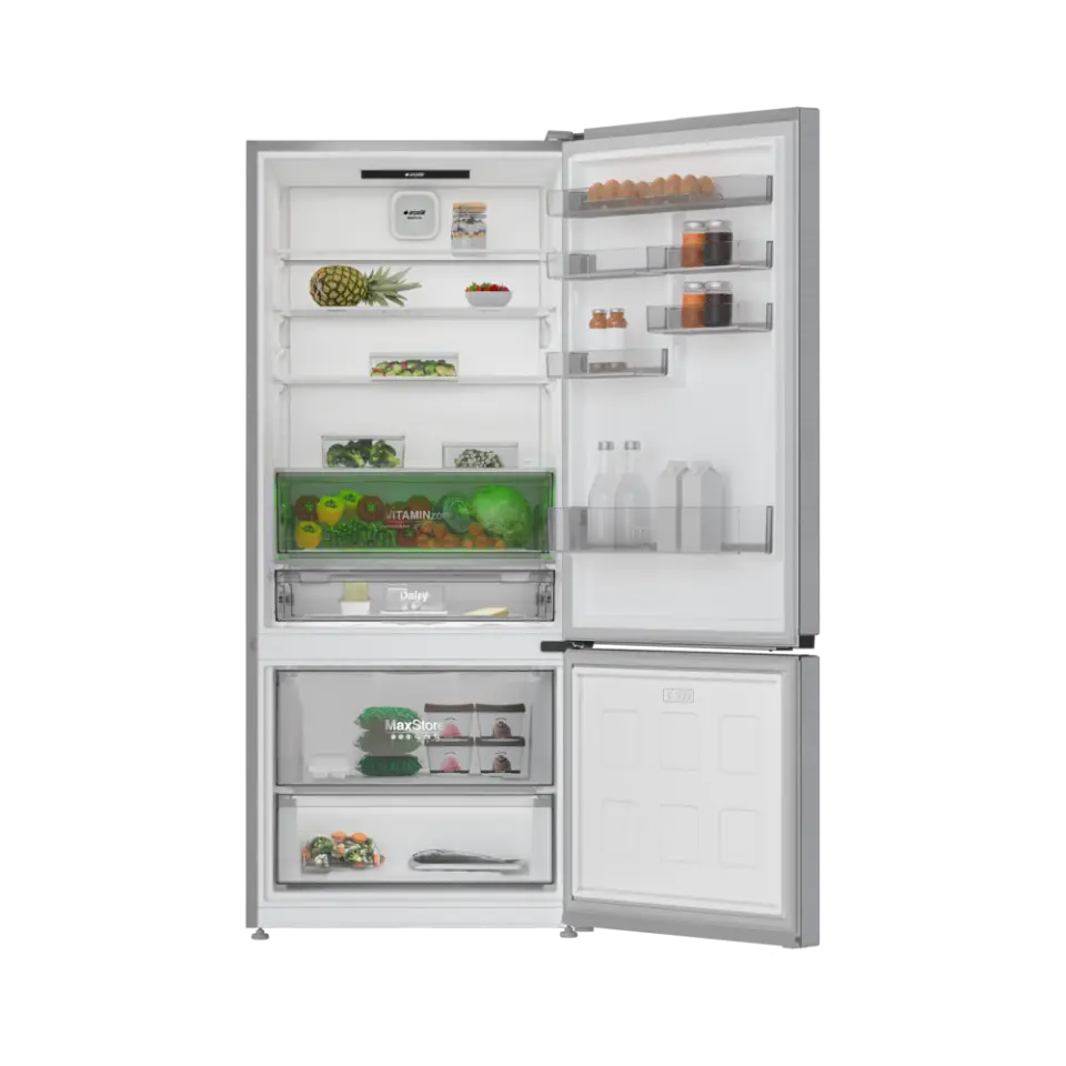 Arçelik 278550 EI Fit Alttan Donduruculu Buzdolabı Inox