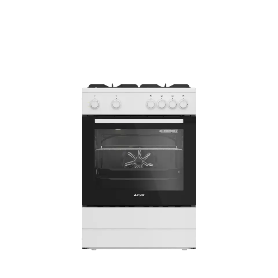 Arçelik 8431-1 B Ocaklı Elektroturbo Fırın Beyaz