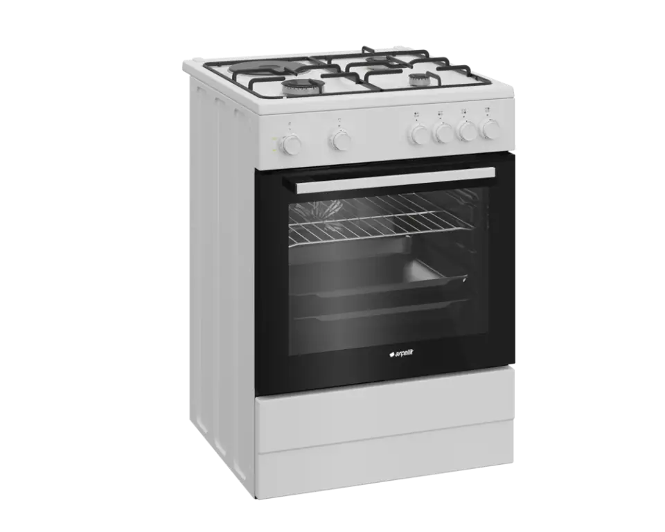 Arçelik 8431-1 B Ocaklı Elektroturbo Fırın Beyaz