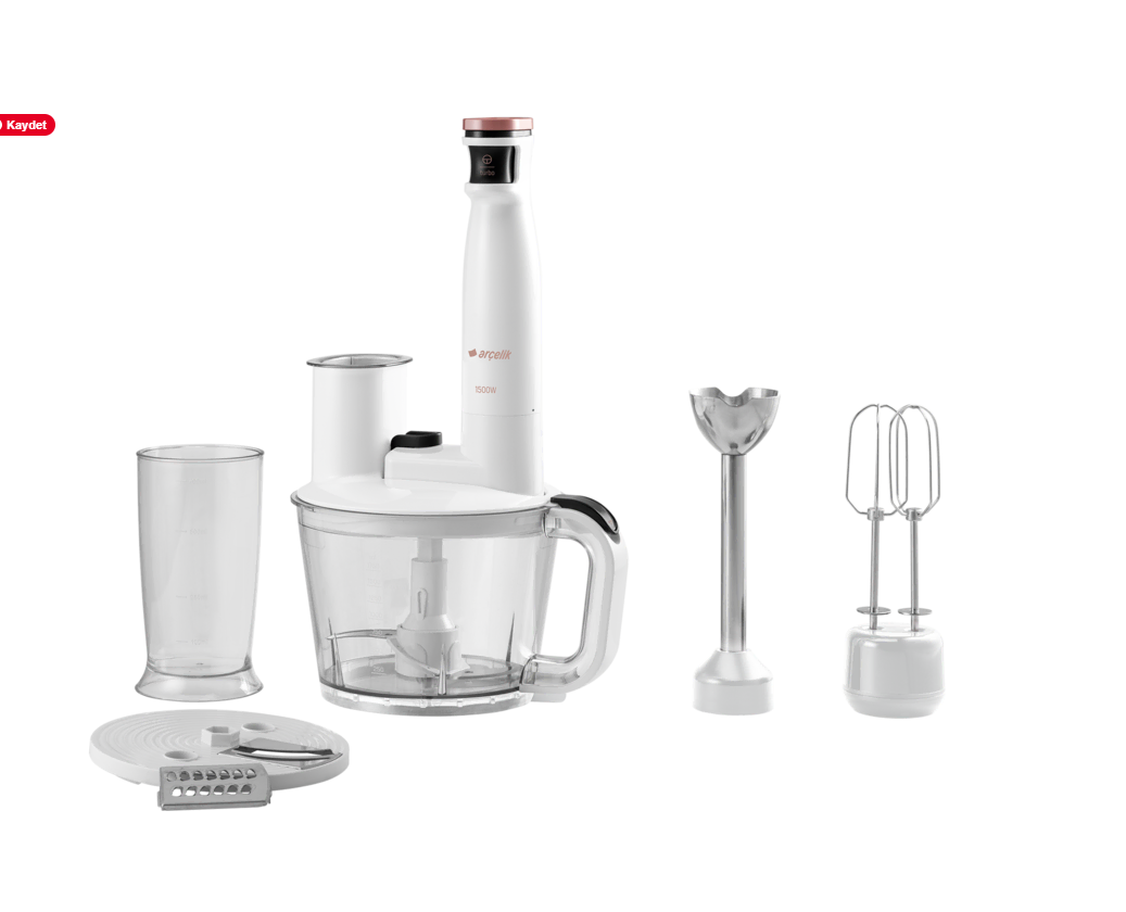Arçelik RHB 6050 Resital El Blender Seti Beyaz
