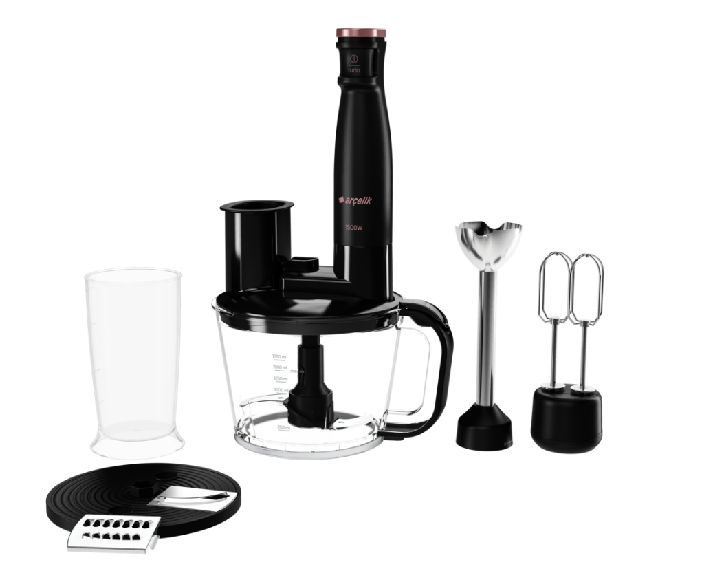 Arçelik RHB 6050 S Resital El Blender Seti Siyah