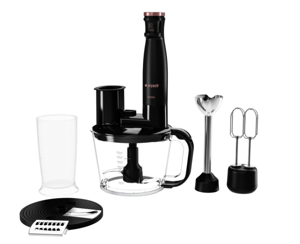 Arçelik RHB 6050 S Resital El Blender Seti Siyah