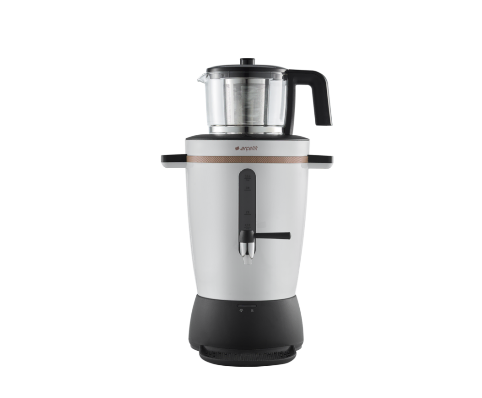 Arçelik SE 9034 2000 W Cam Demlikli Semaver Beyaz