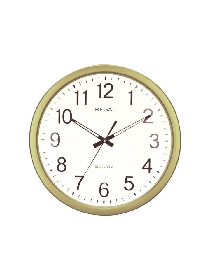 Regal 0208 GW Plastik Kasa Duvar Saati