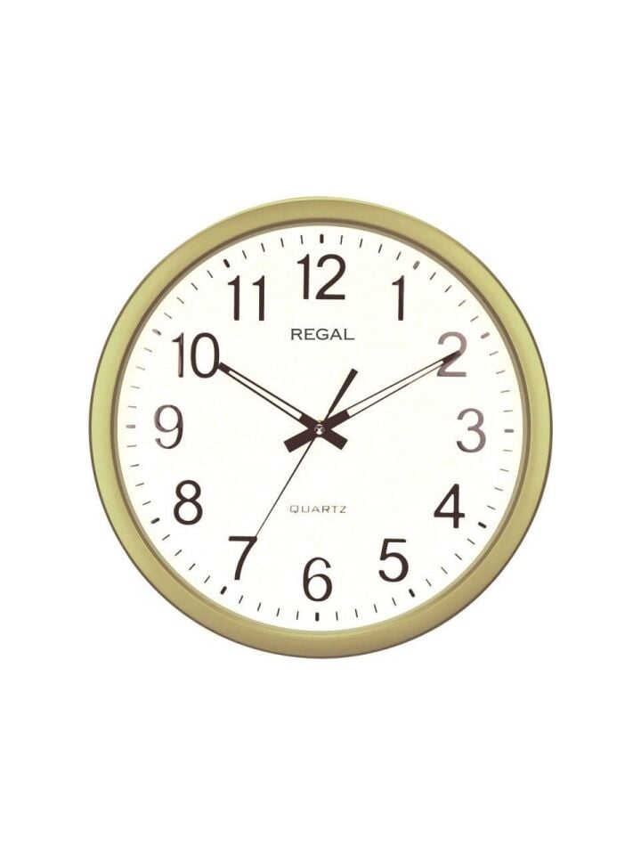 Regal 0208 GW Plastik Kasa Duvar Saati