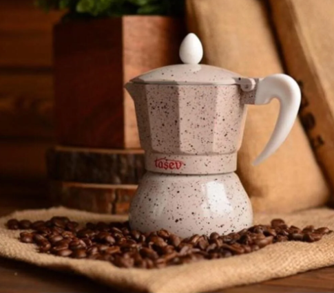 Taşev T1200  Brioni Moka Pot 3  Fincan