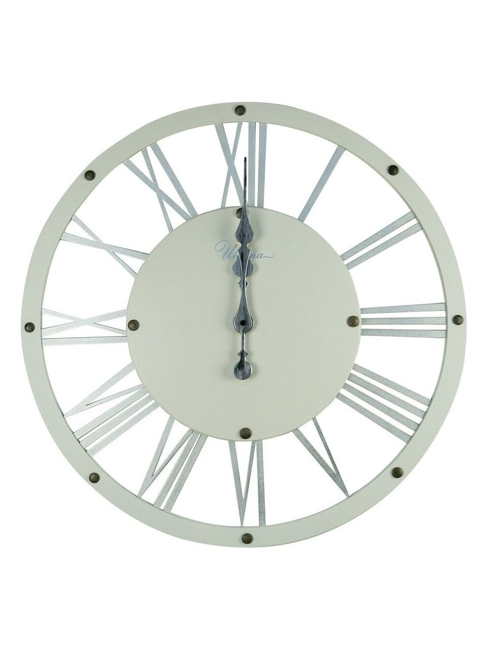 Regal 2678 WS2 Ultima Ferforje Duvar Saati Salon Tipi Büyük Çap 56Cm