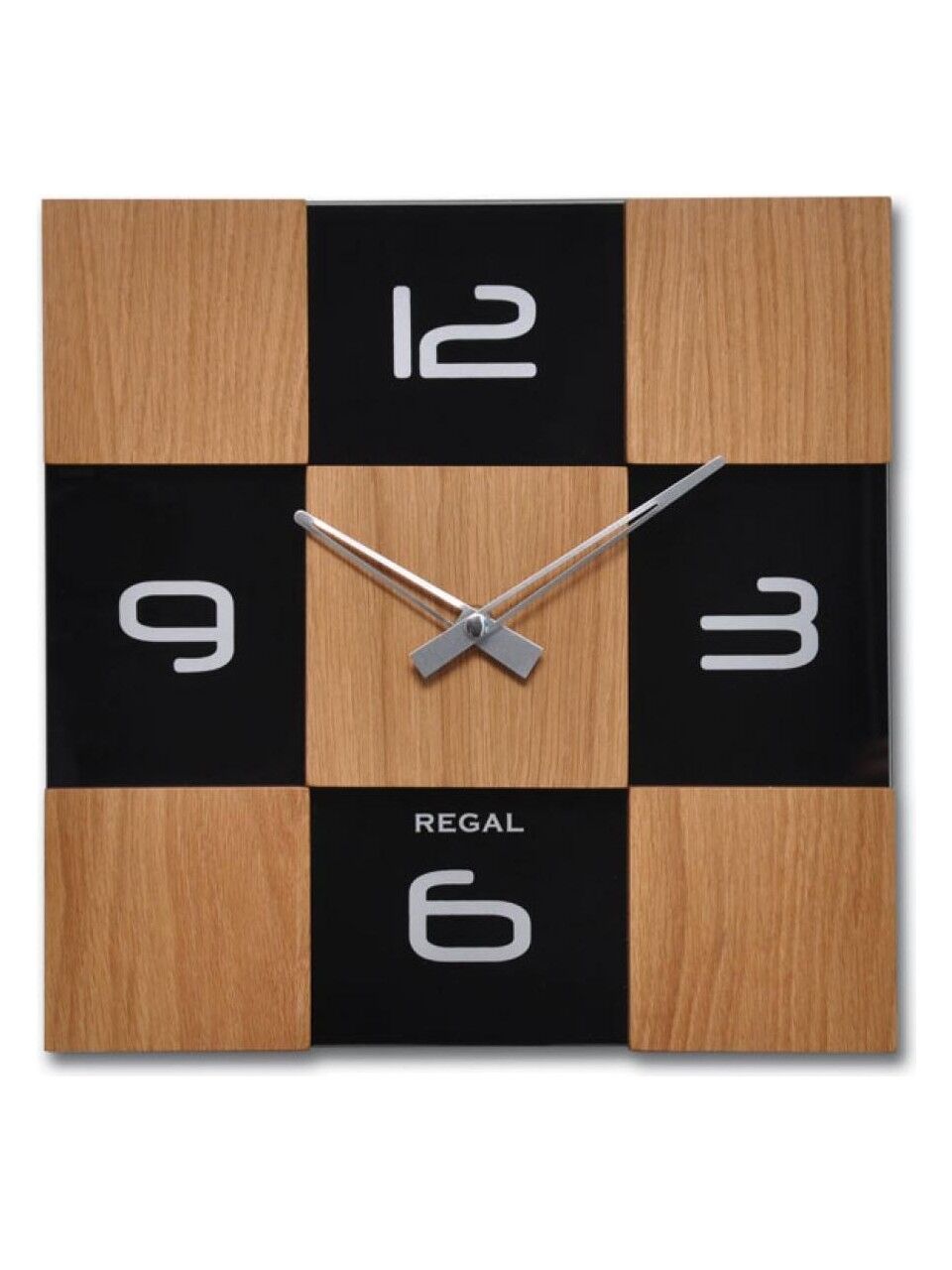 Regal 29081 EB Masif Ahsap/cam Kasa Duvar Saati