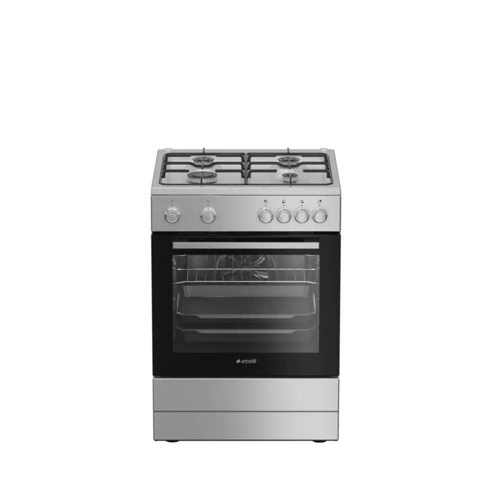Arçelik F 8440-1 G Ocaklı Fırın Gümüş