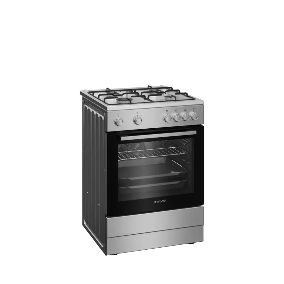 Arçelik F 8440-1 G Ocaklı Fırın Gümüş