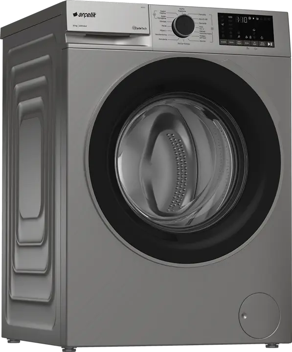 Arçelik 10121 S 10 Kg 1200 Devir Çamaşır Makinesi Gri