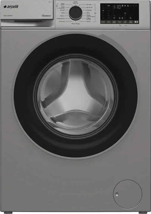 Arçelik 10121 S 10 Kg 1200 Devir Çamaşır Makinesi Gri