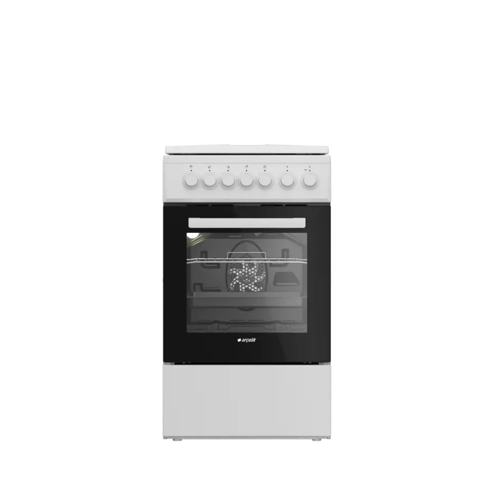 Arçelik F 8450 B 50 cm Kompakt Ocaklı Fırın Beyaz