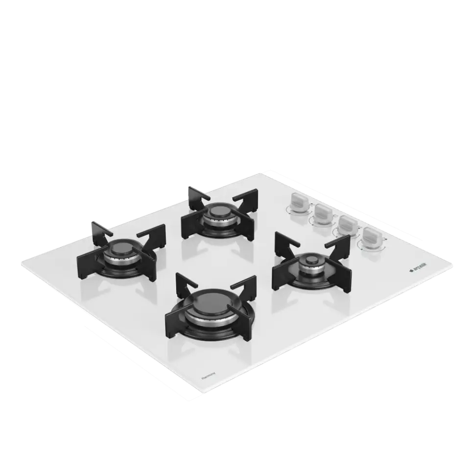 Arçelik OCD T 601-1 EHBD Gazlı Cam Tablalı Ocak Beyaz