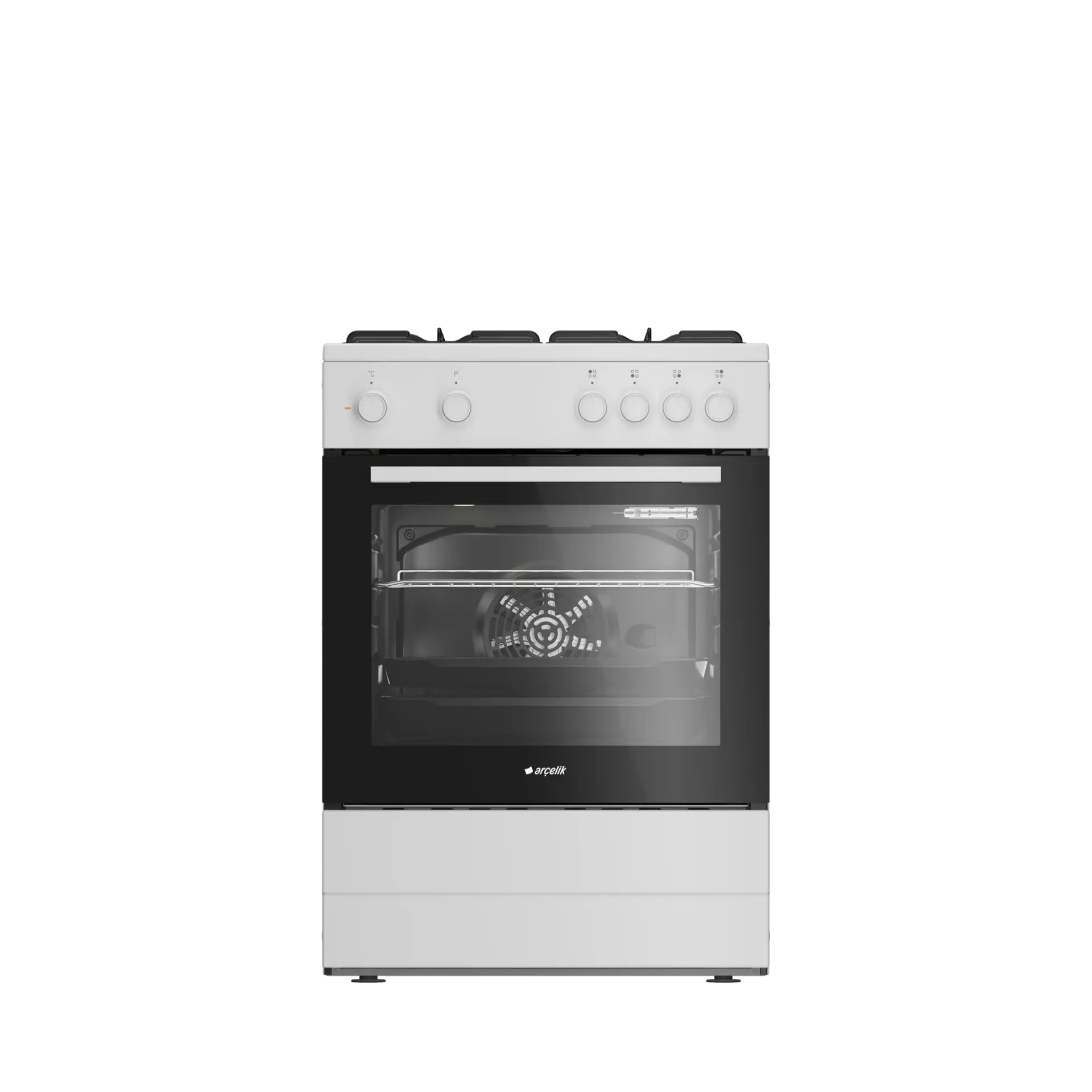 Arçelik F 8440-1 B Ocaklı Fırın Beyaz