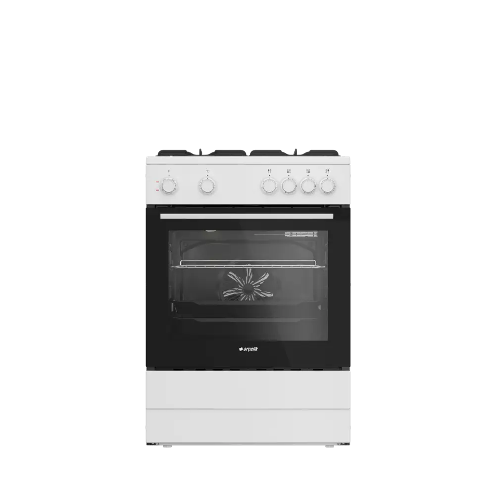 Arçelik F 8432 B Ocaklı Fırın Beyaz