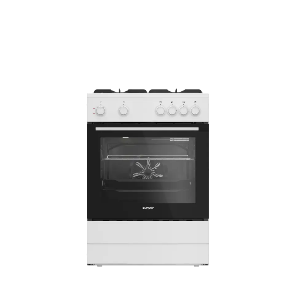 Arçelik F 8432 B Ocaklı Fırın Beyaz