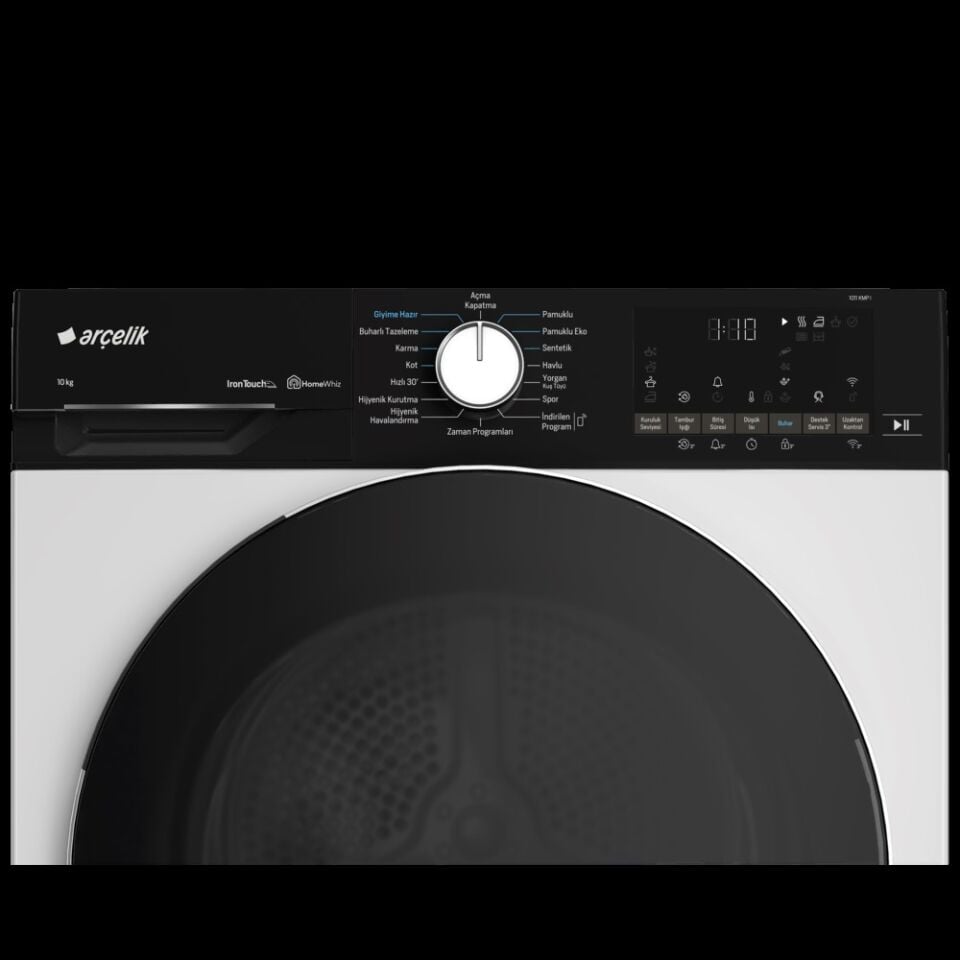 Arçelik 1011 KMP I 10 Kg Çamaşır Kurutma Makinesi Beyaz